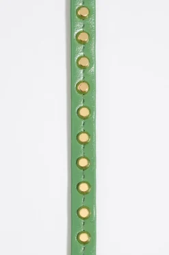 Mujer BIMBA Y LOLA Pulseras<Pulsera Piel Tachas Verde