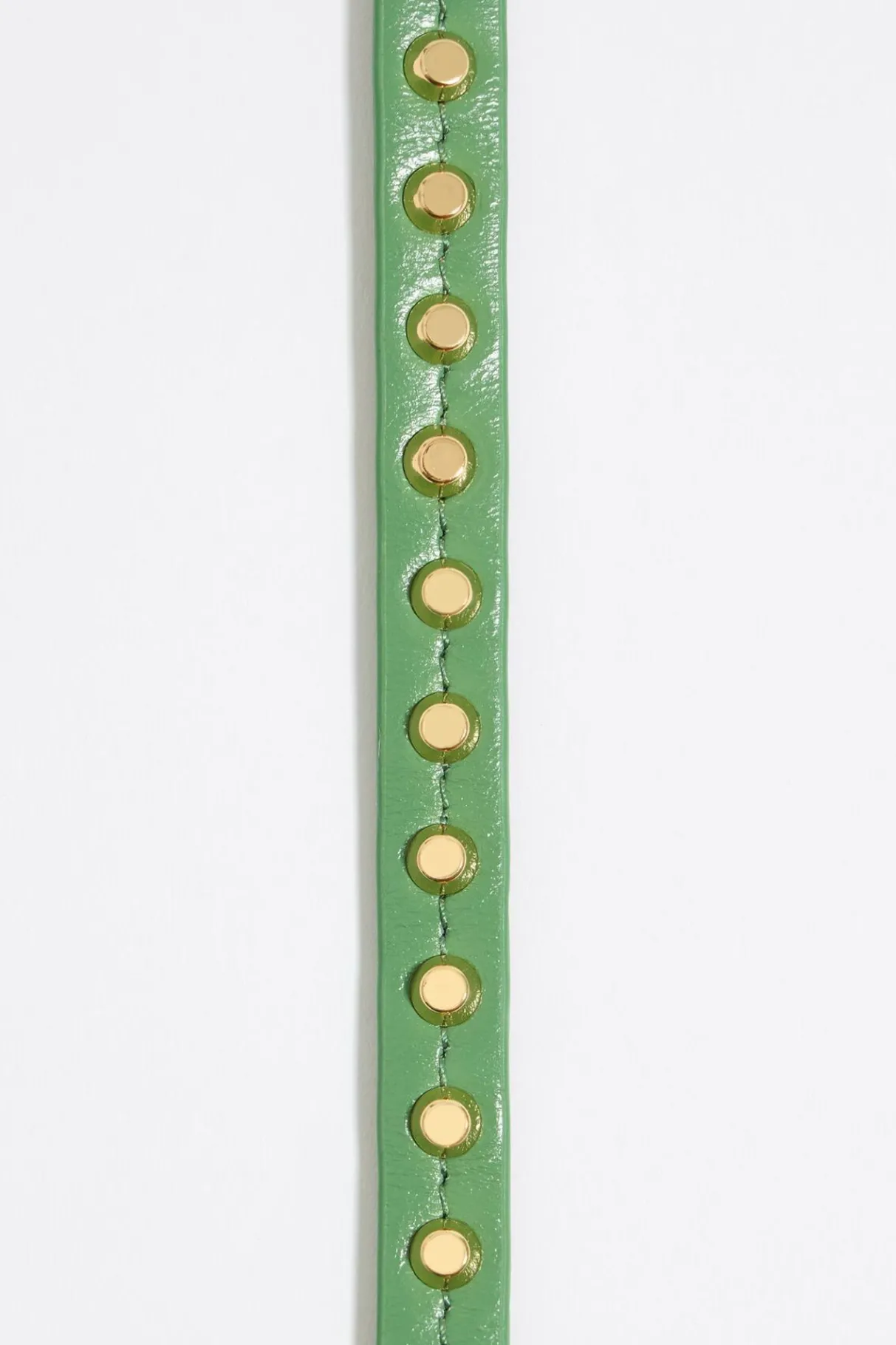 Mujer BIMBA Y LOLA Pulseras<Pulsera Piel Tachas Verde