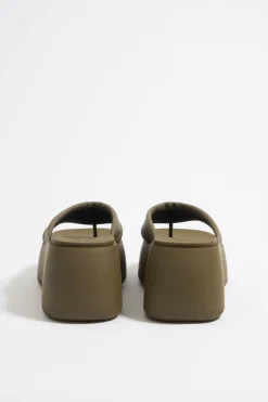 Mujer BIMBA Y LOLA Sandalias<Sandalia Cuna Alta Piel Caqui