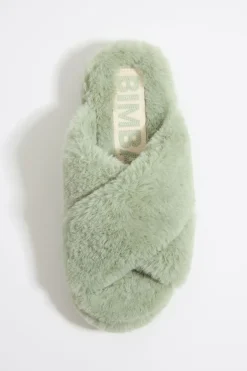 Mujer BIMBA Y LOLA Sandalias<Sandalia Plana Pelo Verde