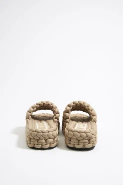 Mujer BIMBA Y LOLA Sandalias<Sandalia Plana Trenzado Beige