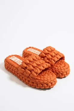 Mujer BIMBA Y LOLA Sandalias<Sandalia Plana Trenzado Naranja