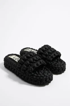 Mujer BIMBA Y LOLA Sandalias<Sandalia Plana Trenzado Negro