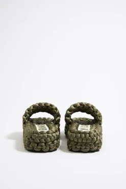 Mujer BIMBA Y LOLA Sandalias<Sandalia Plana Trenzado Verde