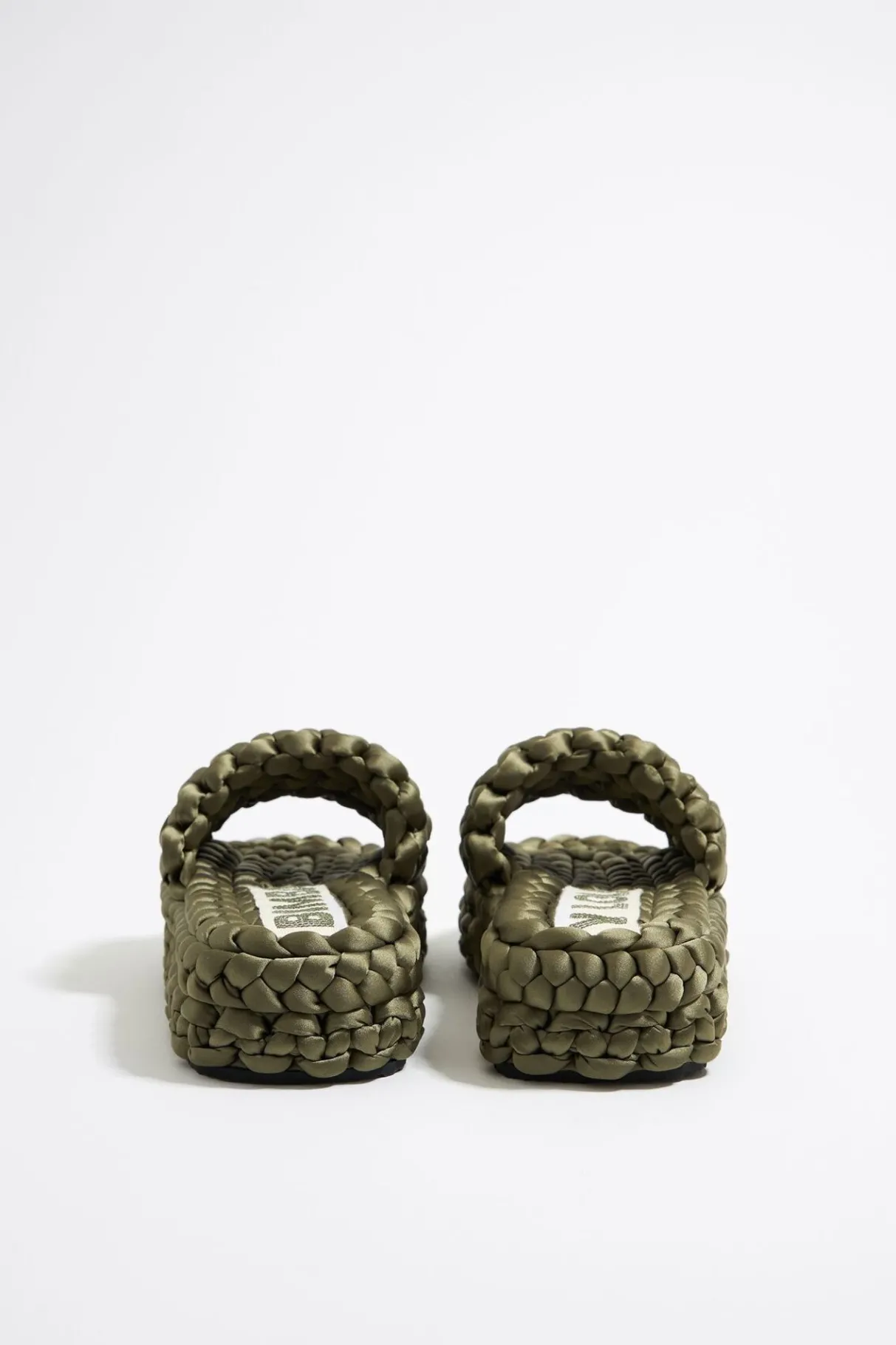 Mujer BIMBA Y LOLA Sandalias<Sandalia Plana Trenzado Verde