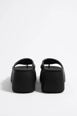 Mujer BIMBA Y LOLA Sandalias<Sandalia Plataforma Piel Negra