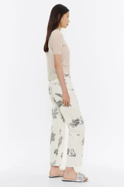 Mujer BIMBA Y LOLA Total Look<Straight Cropped - Vaquero Canary Pop Blanco