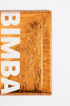 Mujer BIMBA Y LOLA Piel<Tarjetero Piel Naranja