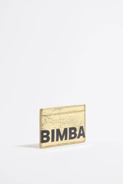 Mujer BIMBA Y LOLA Piel<Tarjetero Piel Oro