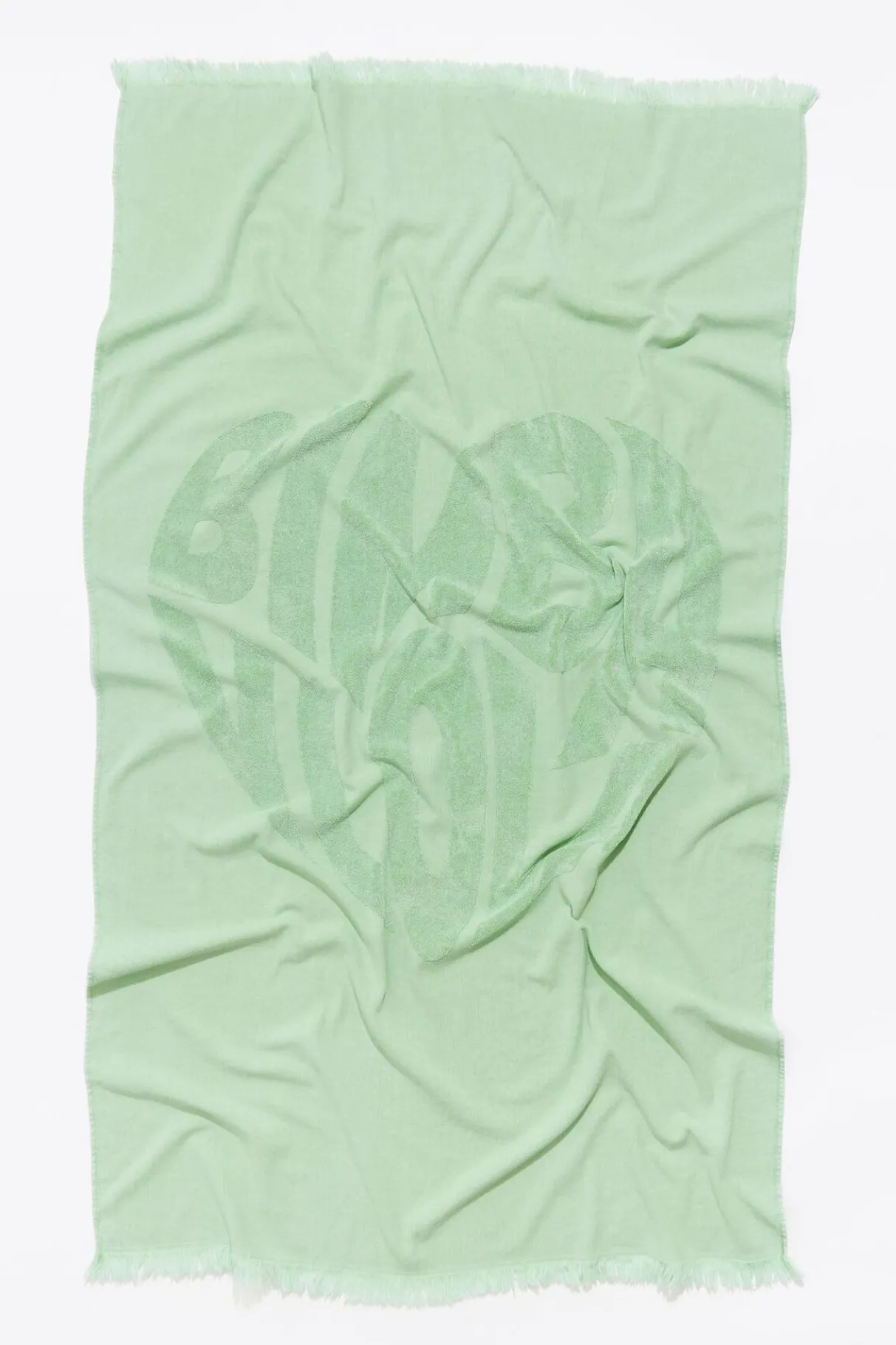 Mujer BIMBA Y LOLA Toallas De Playa<Toalla Logo Corazon Jacquard Verde