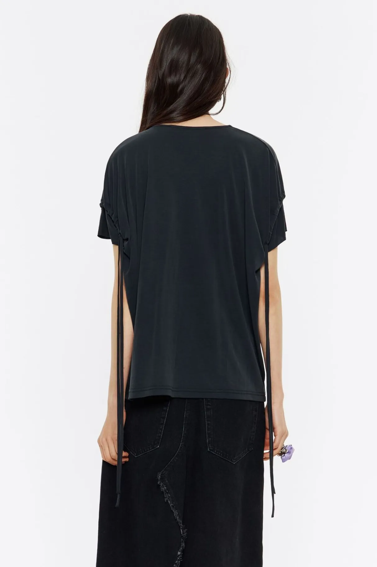 Mujer BIMBA Y LOLA Camisetas<Top Ajustable Negro