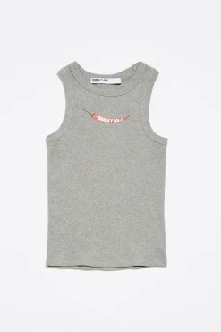 Mujer BIMBA Y LOLA Camisetas<Top Ajustado Guindilla Gris