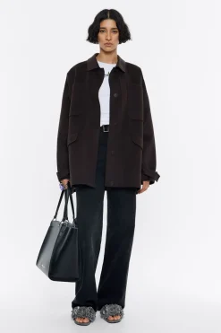 Mujer BIMBA Y LOLA Camisetas<Top Ajustado Logo Estampado Blanco