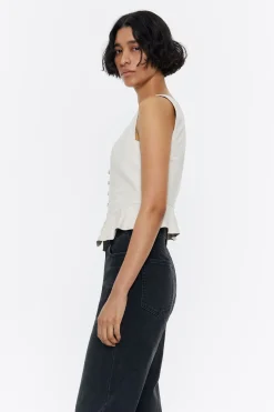 Mujer BIMBA Y LOLA Total Look<Top Ajustado Piel Gris Hielo