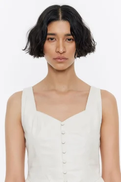 Mujer BIMBA Y LOLA Piel<Top Ajustado Piel Gris Hielo