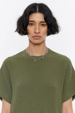 Mujer BIMBA Y LOLA Total Look<Top Largo Desflecado Caqui