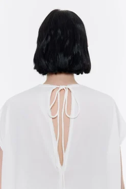 Mujer BIMBA Y LOLA Camisetas<Top Largo Oversize Marfil