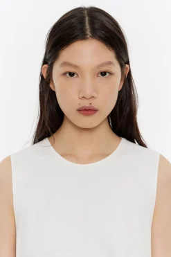 Mujer BIMBA Y LOLA Camisetas<Top Linea A Punto Roma Marfil