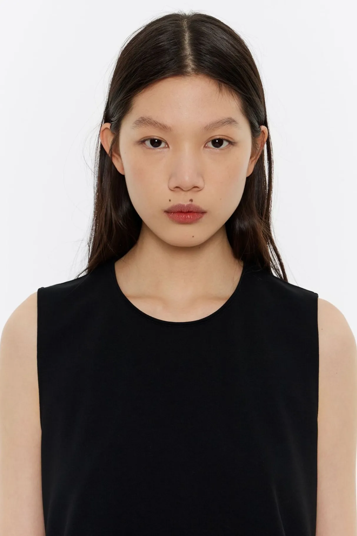 Mujer BIMBA Y LOLA Camisetas<Top Linea A Punto Roma Negro