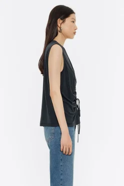 Mujer BIMBA Y LOLA Camisetas<Top Recto Negro