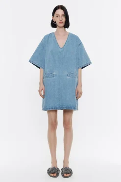Mujer BIMBA Y LOLA Denim<Vestido Denim Corto Azul