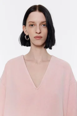 Mujer BIMBA Y LOLA Denim<Vestido Denim Corto Rosa