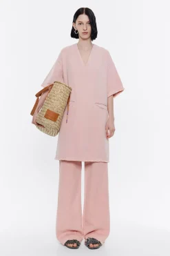 Mujer BIMBA Y LOLA Denim<Vestido Denim Corto Rosa