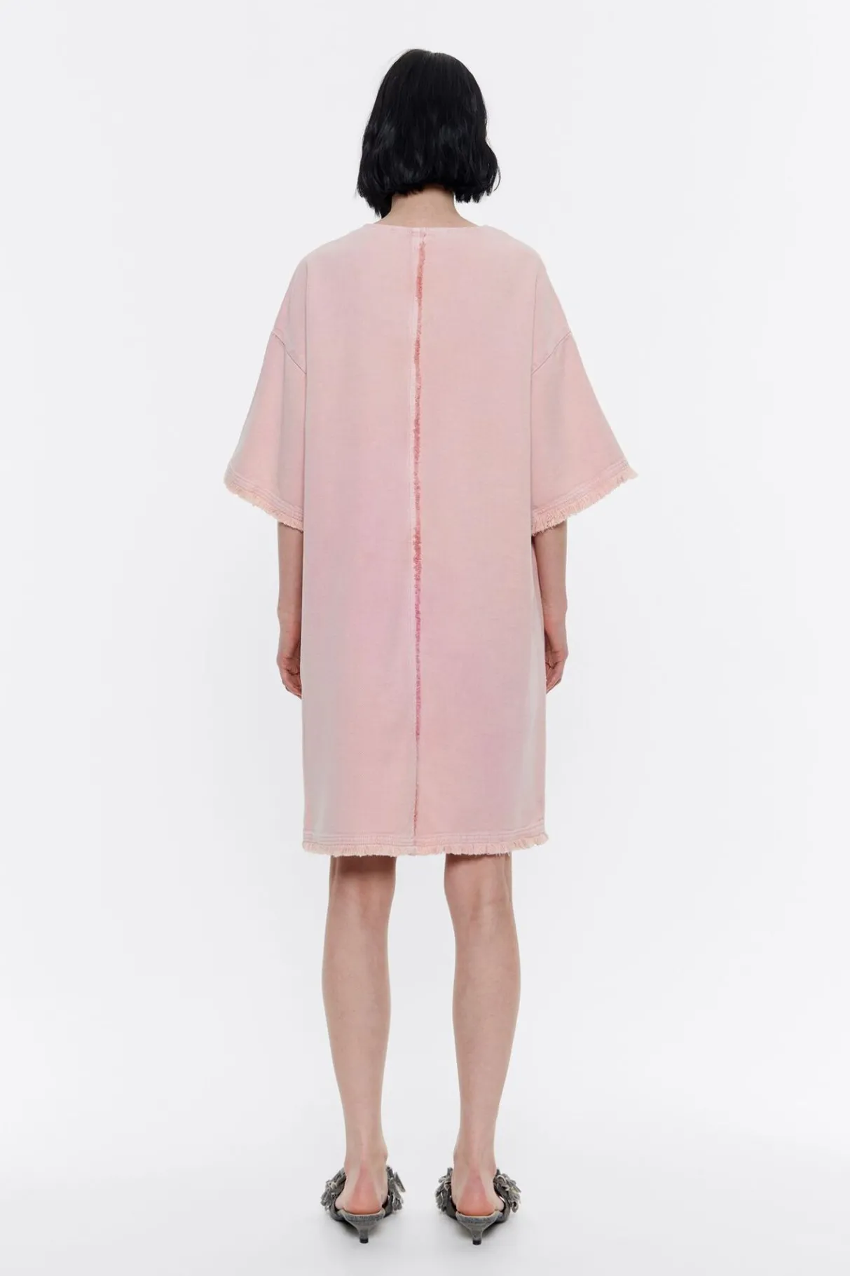 Mujer BIMBA Y LOLA Total Look<Vestido Denim Corto Rosa