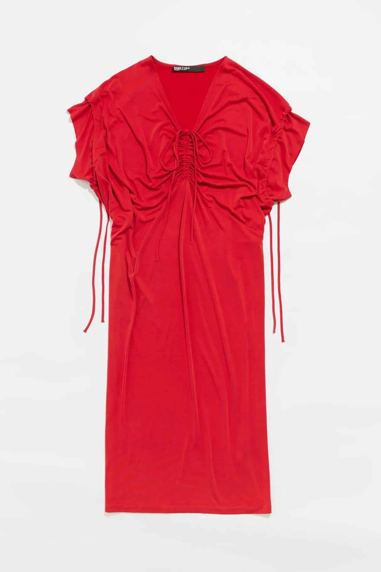 Mujer BIMBA Y LOLA Vestidos Y Monos<Vestido Fluido Midi Rojo