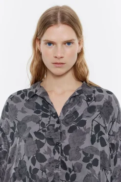 Mujer BIMBA Y LOLA Vestidos Y Monos<Vestido Linea A Fluido Canary Camo Caqui