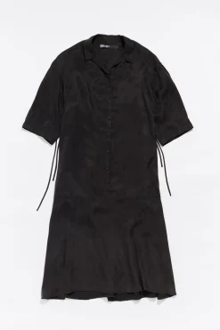 Mujer BIMBA Y LOLA Vestidos Y Monos<Vestido Linea A Fluido Negro