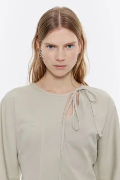 Mujer BIMBA Y LOLA Vestidos Y Monos<Vestido Mini Algodon Verde Claro