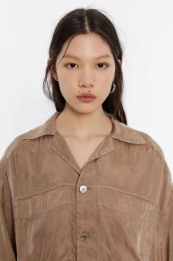 Mujer BIMBA Y LOLA Vestidos Y Monos<Vestido Oversize Fluido Camel