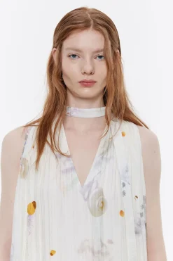 Mujer BIMBA Y LOLA Vestidos Y Monos<Vestido Oversize Waves Marfil