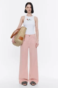 Mujer BIMBA Y LOLA Total Look<Wide Leg - Vaquero Rosa